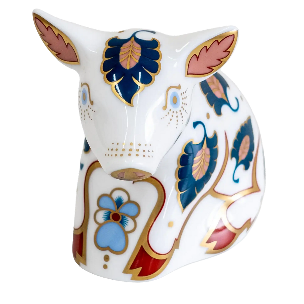 Royal Crown Derby Snuffle Piglet Collectors Club Paperweight