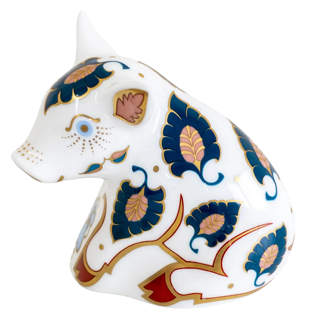 Royal Crown Derby Snuffle Piglet Collectors Club Paperweight