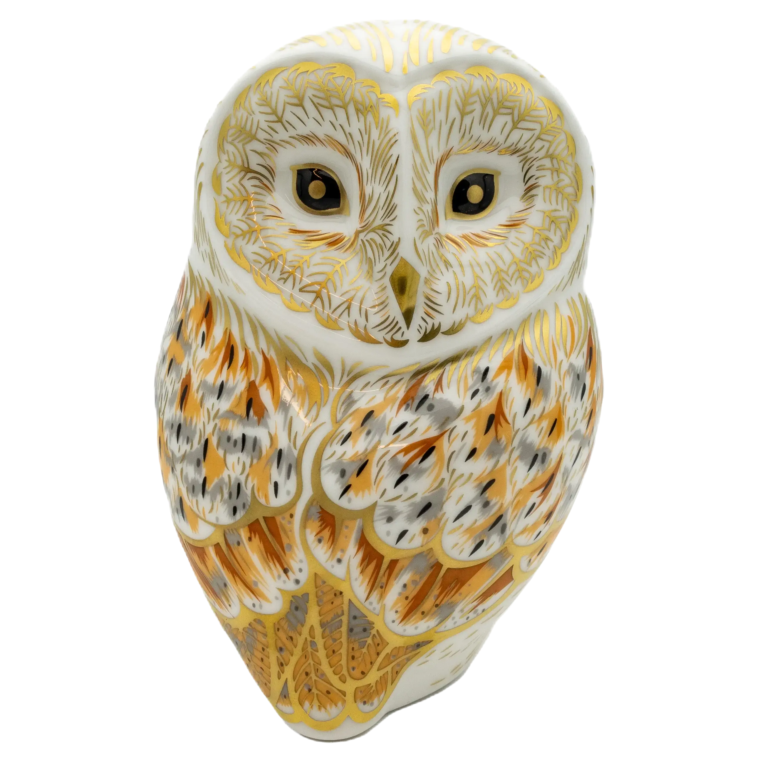 Royal Crown Derby Winter Owl Paperweight