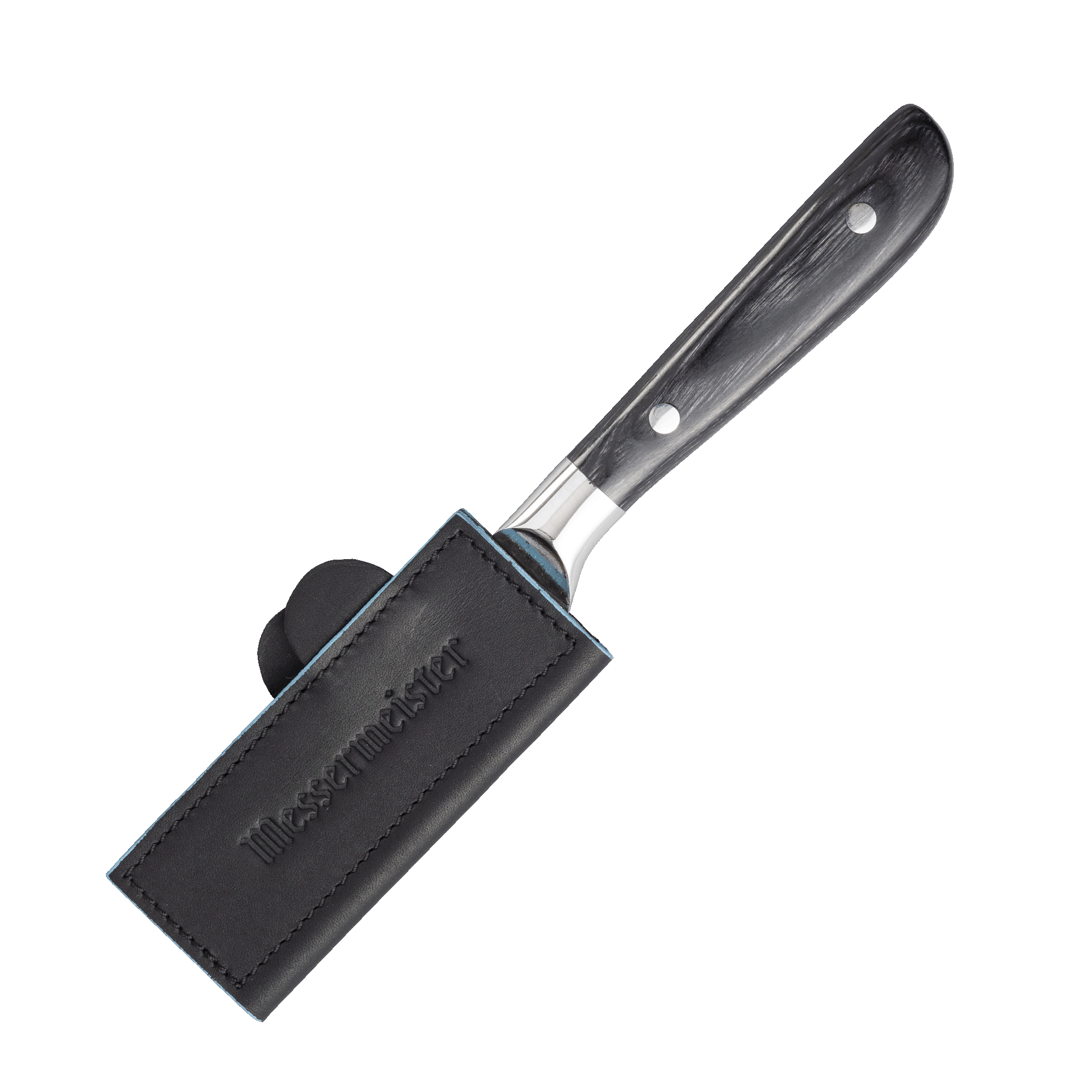 Black Leather Edge-Guard Chef & Parer Set - 2 Piece