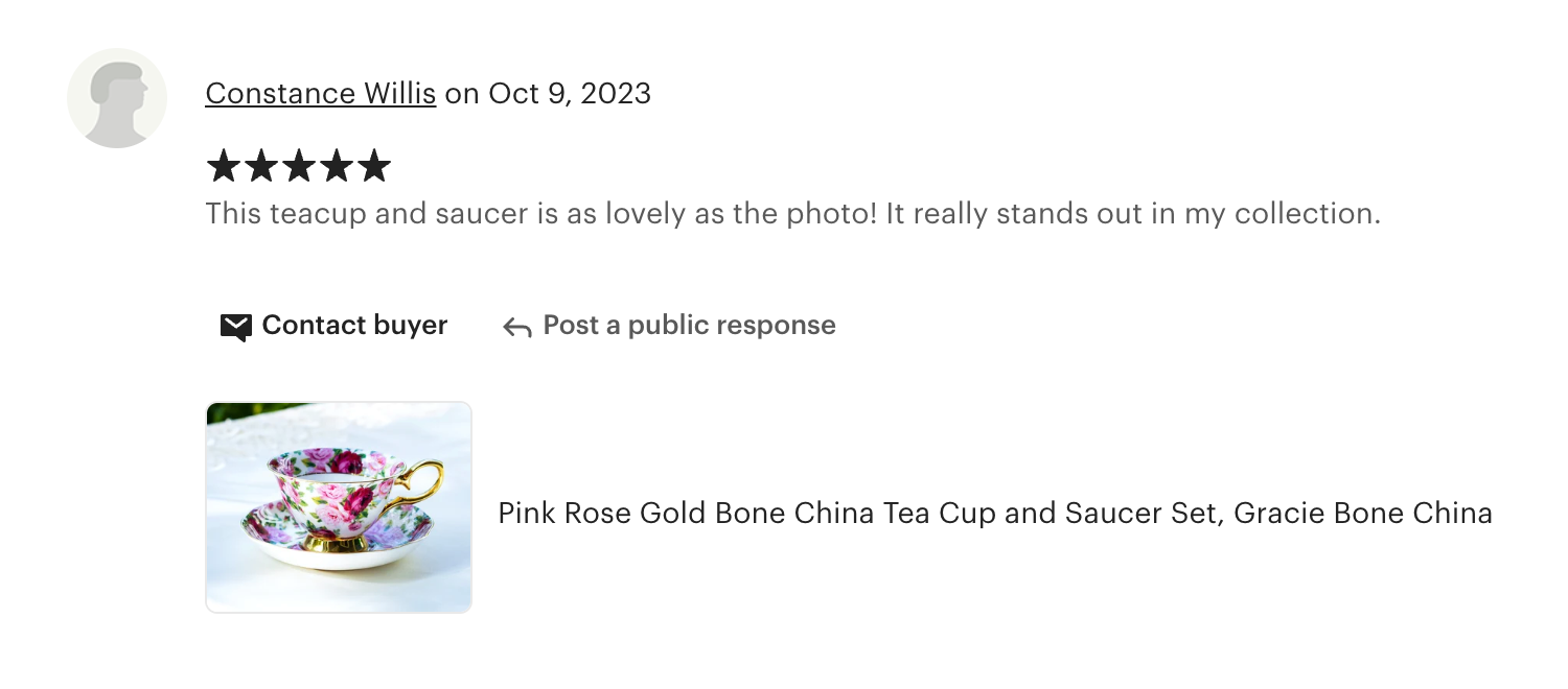 Pink Rose Gold Bone China Tea Cup and Saucer