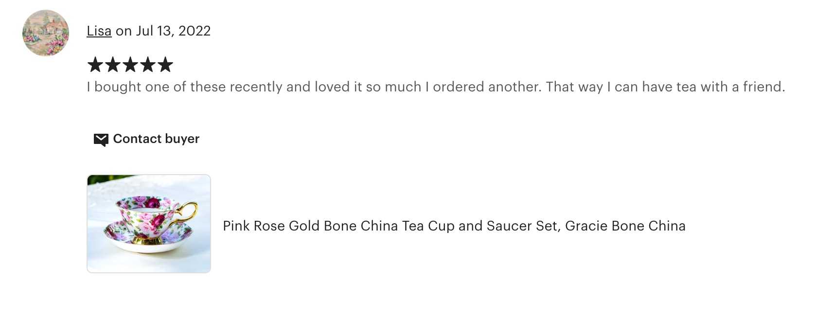Pink Rose Gold Bone China Tea Cup and Saucer