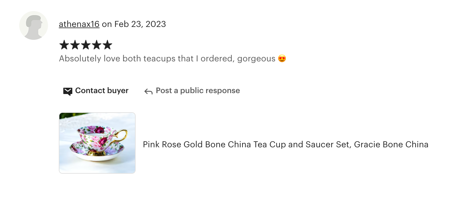 Pink Rose Gold Bone China Tea Cup and Saucer