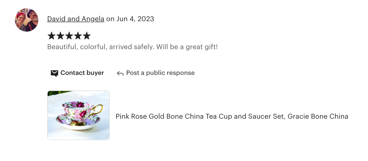 Pink Rose Gold Bone China Tea Cup and Saucer