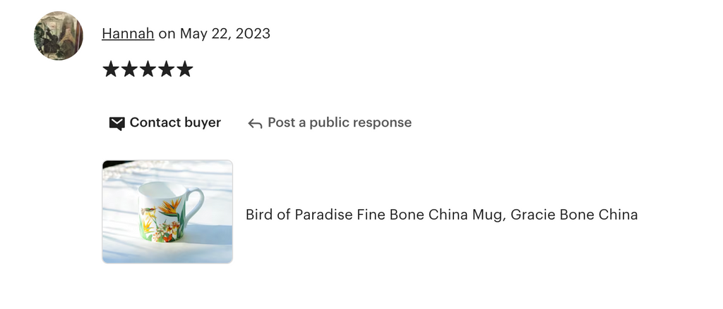 Bird of Paradise Bone China Mug