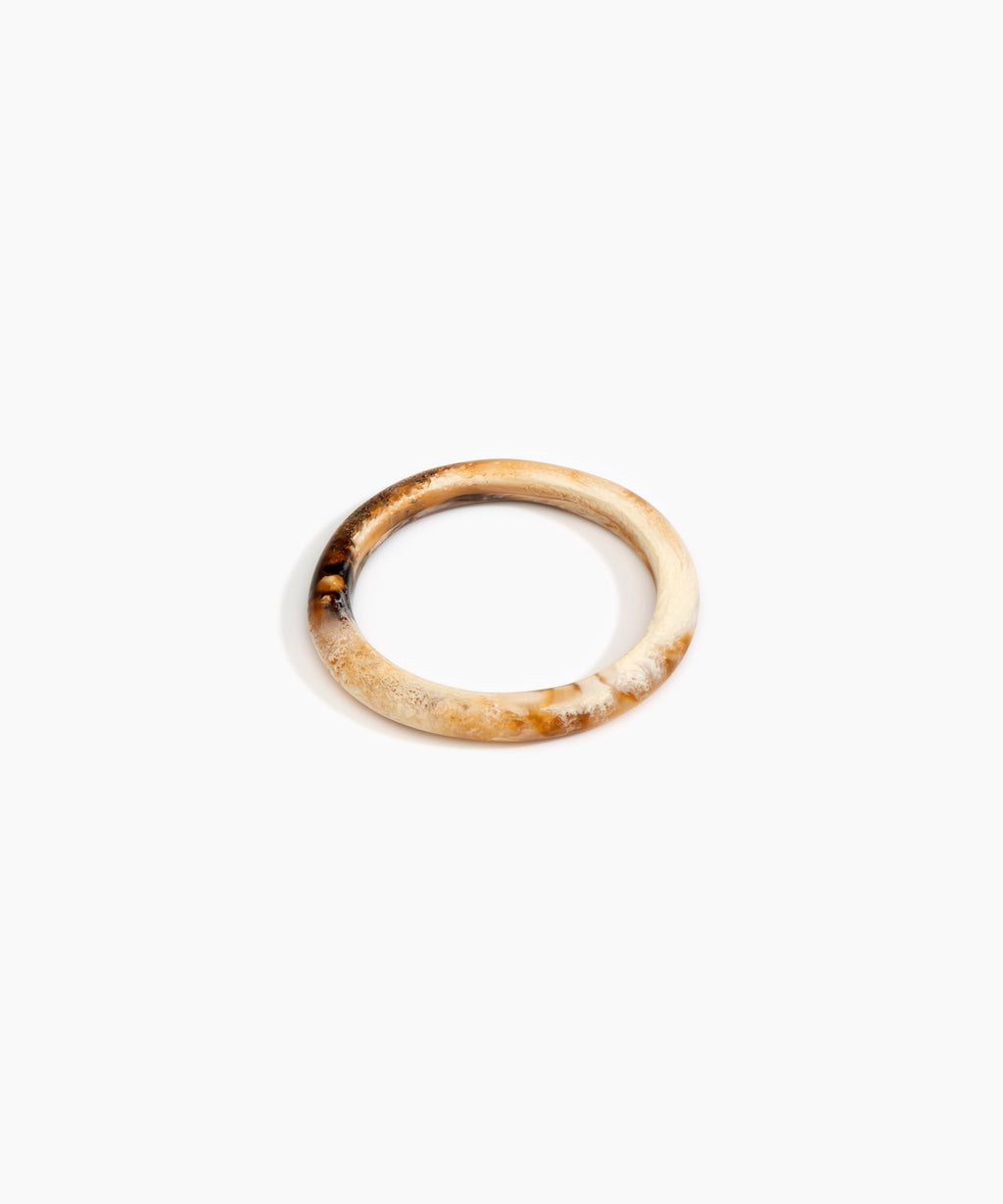 Small Organic Oval Bangle