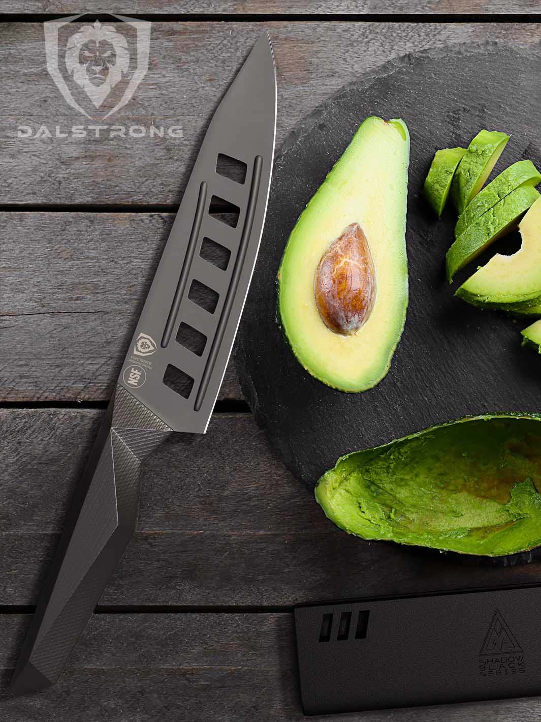 Vegetable Chef's Knife 7" | Shadow Black Series | NSF Certified | Dalstrong ©