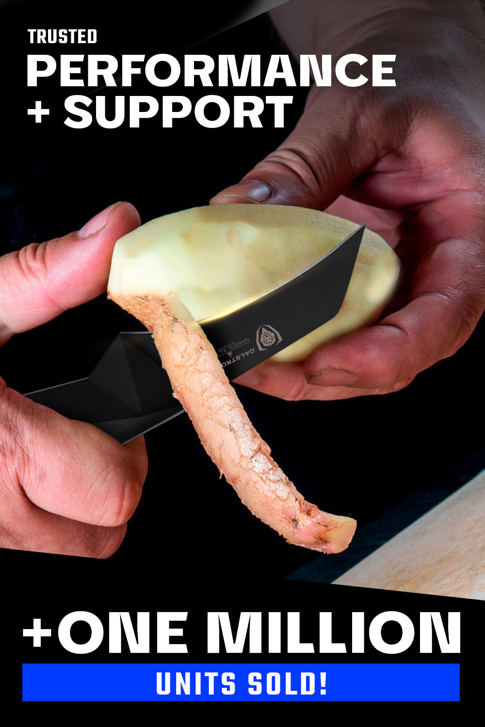 Bird's Beak Paring Knife 2.75" | Shadow Black Series | NSF Certified | Dalstrong ©