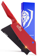 Chef & Cleaver Hybrid Knife 8" | The Crixus | Shadow Black Series | RED Edition | Dalstrong ©