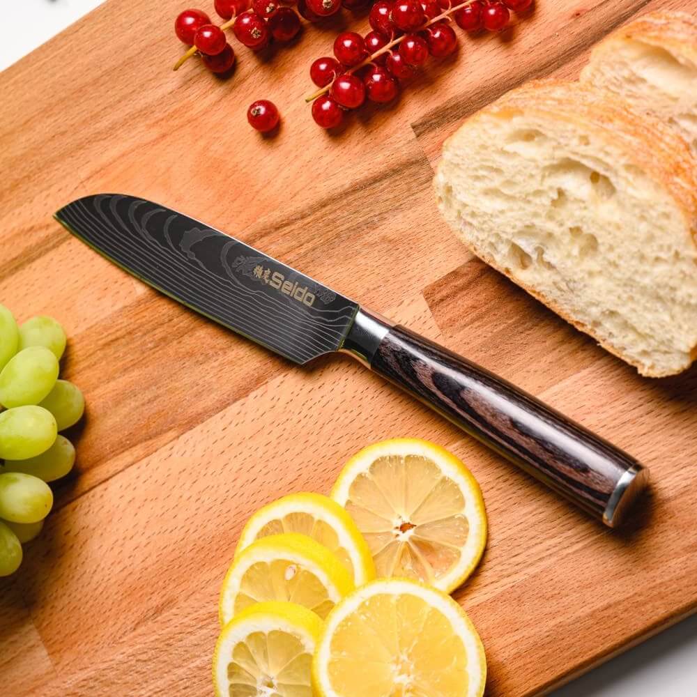 Professional Chef Knife Set with Roll-up Knife Bag
