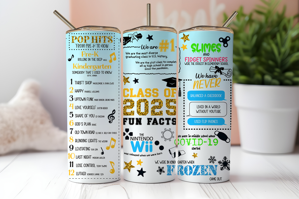 Digital Sublimation Designs - Graduation Tumbler Wraps