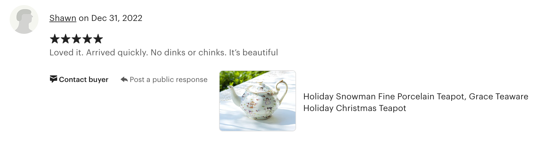 Holiday Snowmen Fine Porcelain Teapot