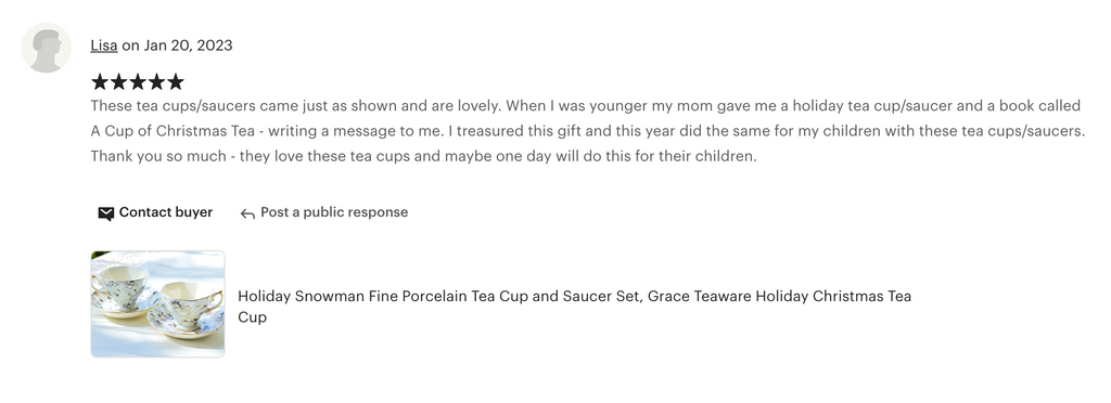 Holiday Snowmen Fine Porcelain Tea Cup and Saucer