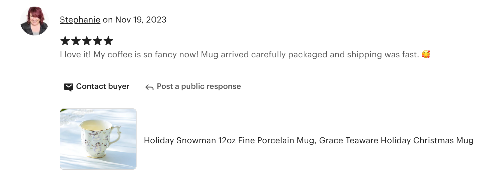 Holiday Snowmen Mug