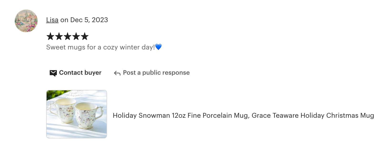 Holiday Snowmen Mug