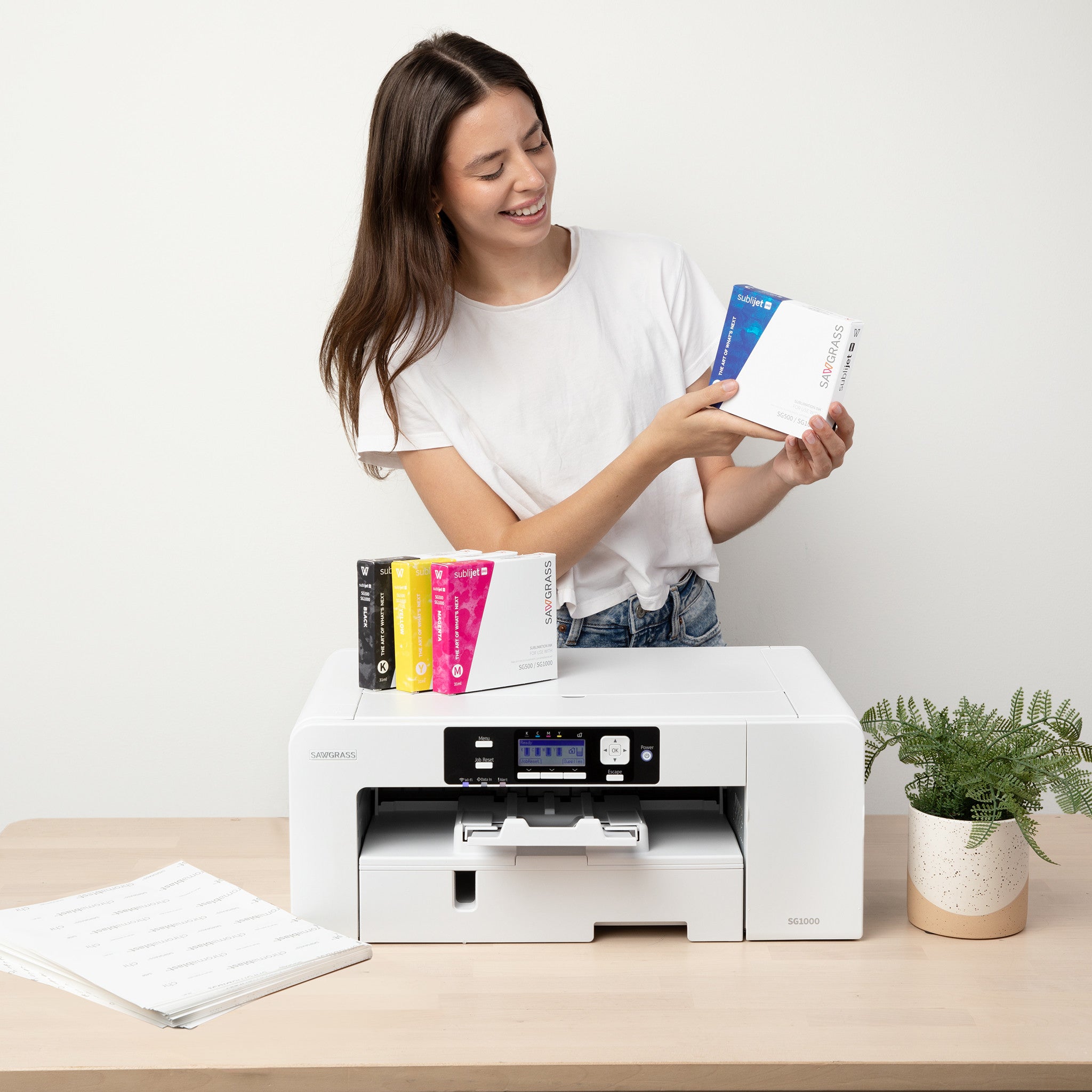 Sawgrass Sg1000 Printer & Install Kit Sublijet Uhd Ink