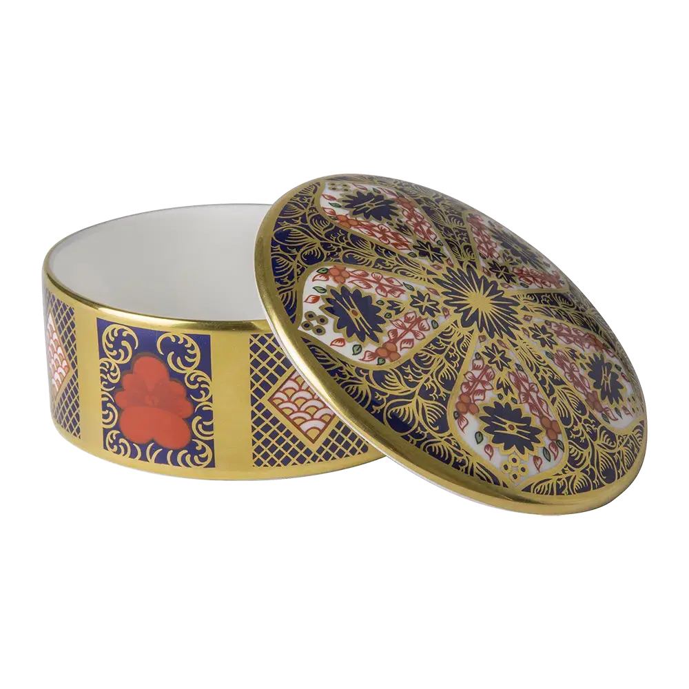 Royal Crown Derby Imari SGB Round Box