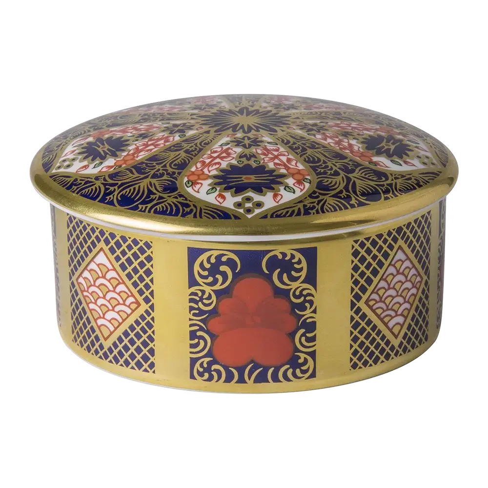 Royal Crown Derby Imari SGB Round Box