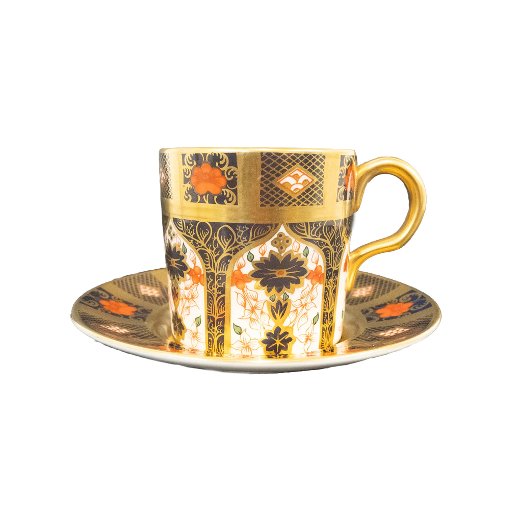 Royal Crown Derby Imari SGB Coffee Cup & Saucer