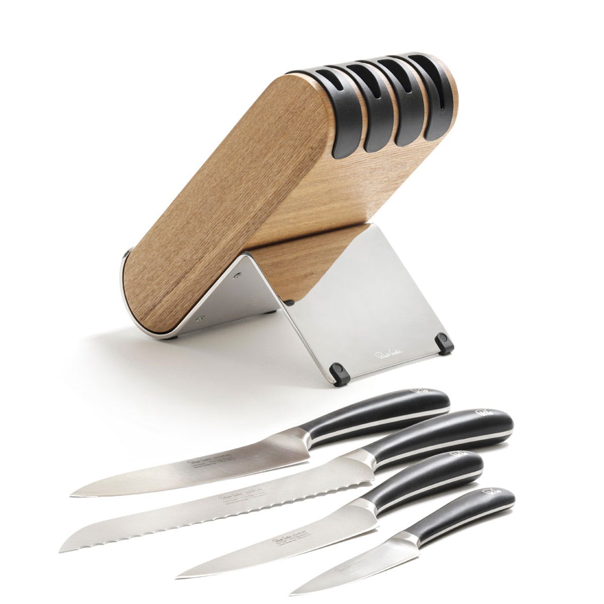 Signature Q Knife Block Set Ash