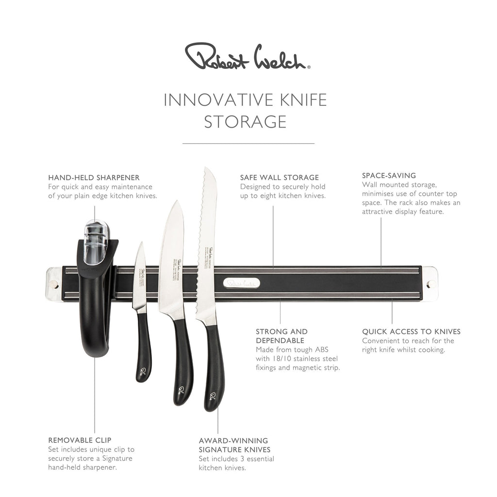 Signature Magnetic Knife Rack Set
