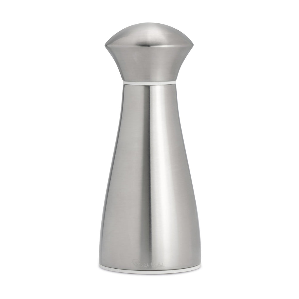 Signature Satin Stainless Steel Small White Salt Mill