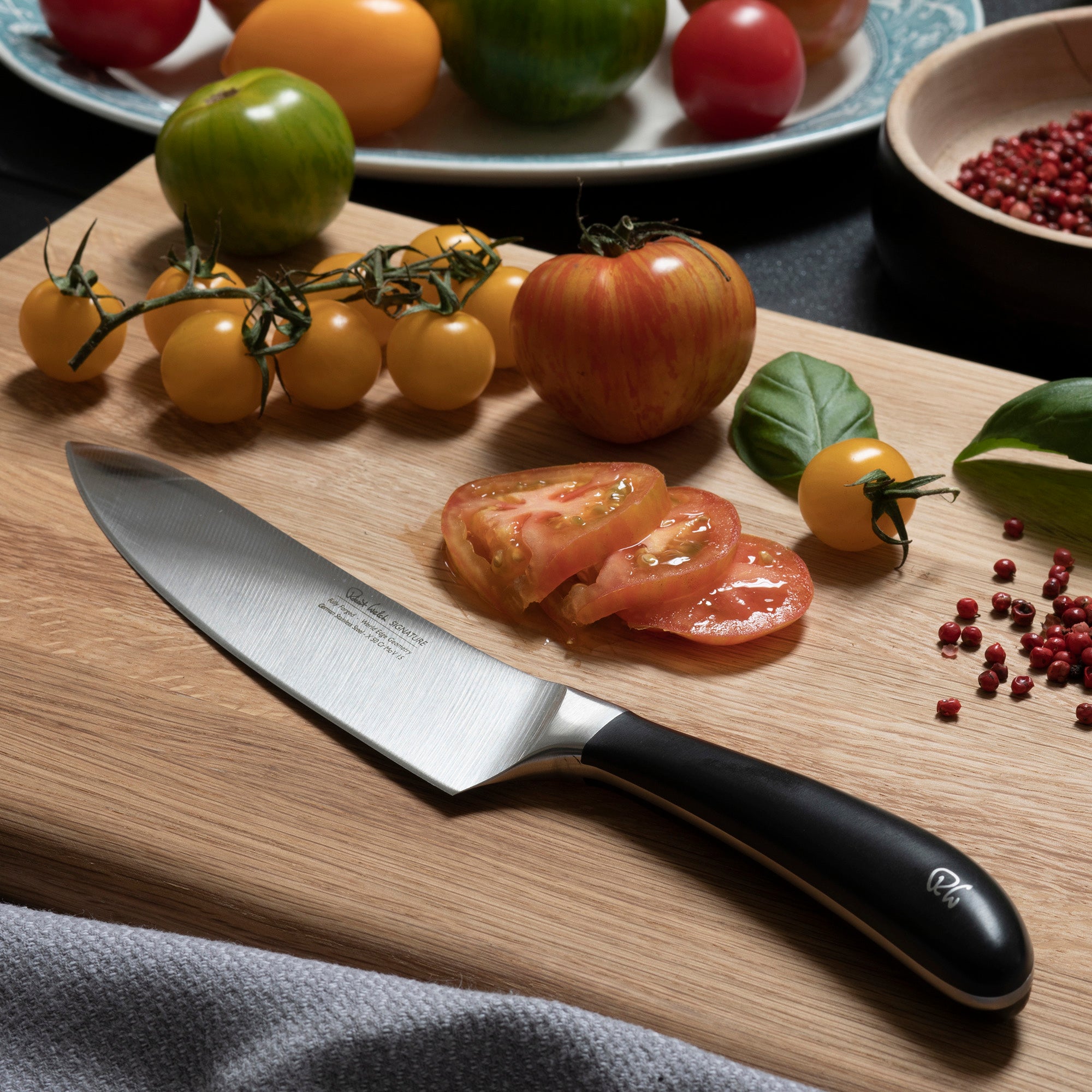 Signature Kitchen Knife Set with Knife Sharpener