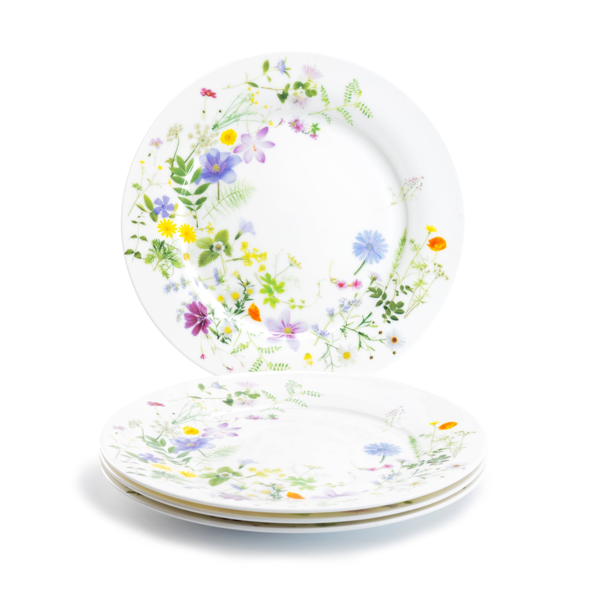 10.5" Summer Meadow Bone China Dinner Plate