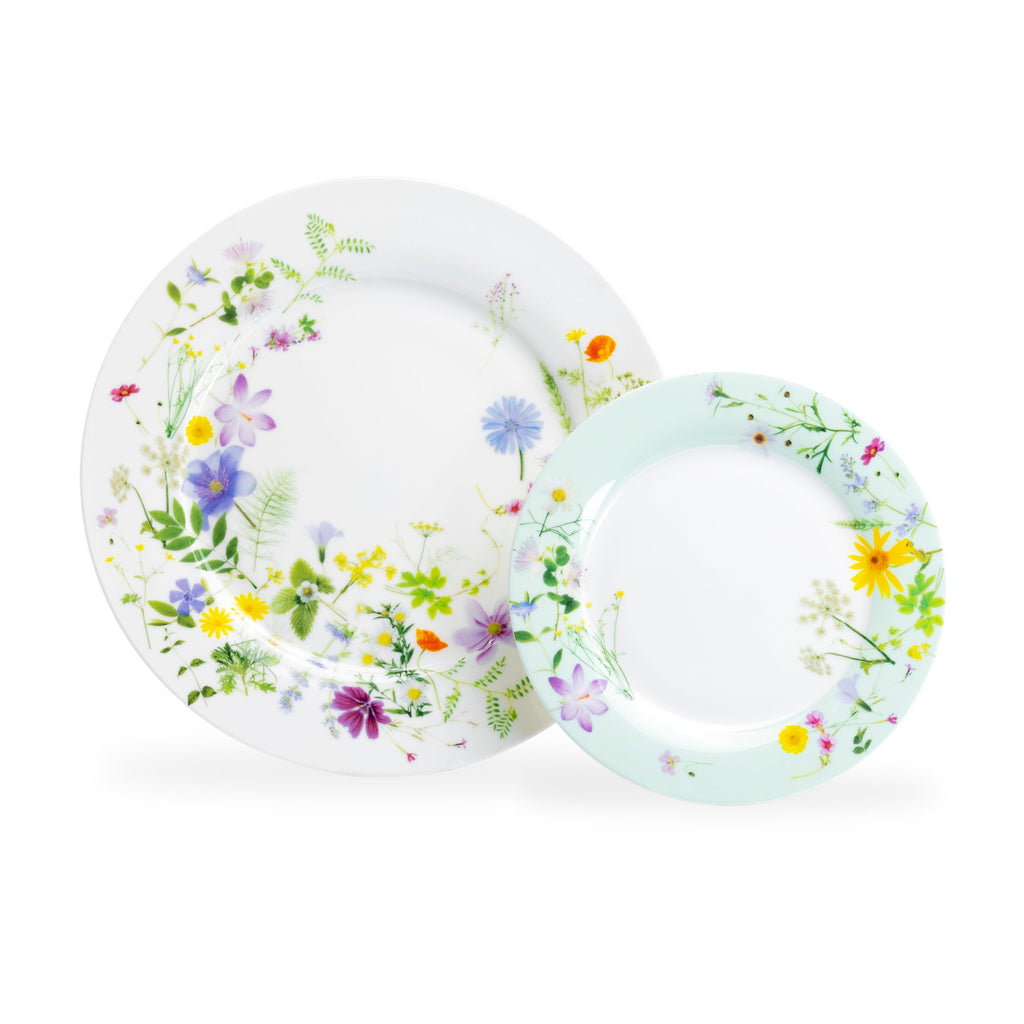 10.5" Summer Meadow Bone China Dinner Plate