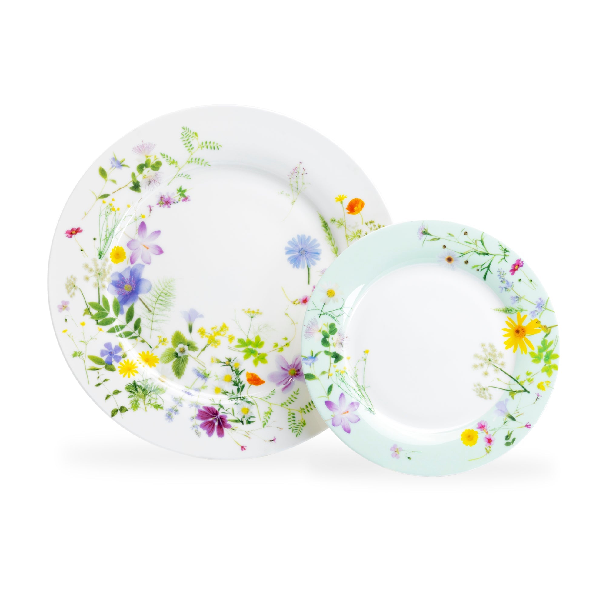 10.5" Summer Meadow Bone China Dinner Plate