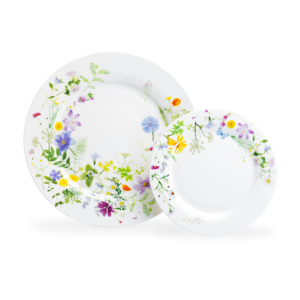 10.5" Summer Meadow Bone China Dinner Plate
