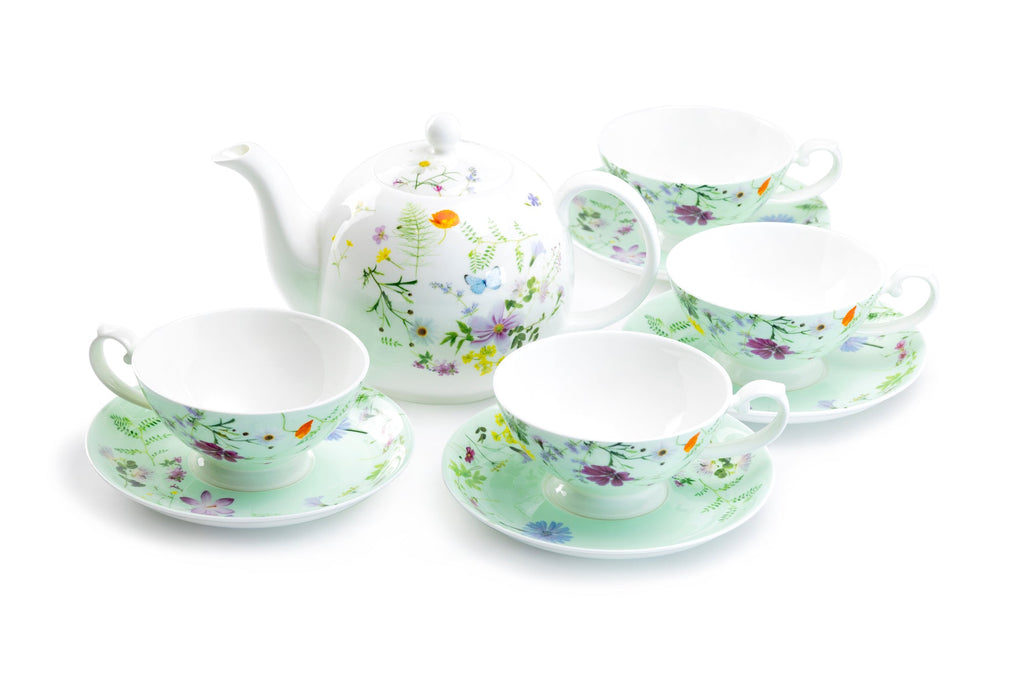 Summer Meadow Bone China Tea Set