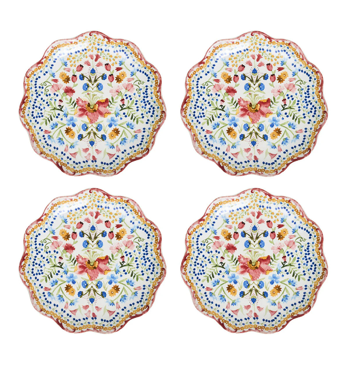 Juliska Sofia Side/Cocktail Plates Set of 4