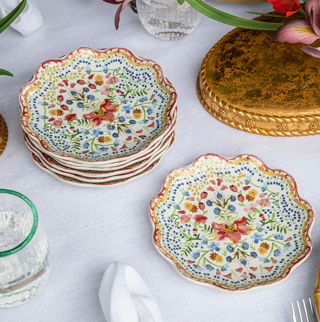 Juliska Sofia Side/Cocktail Plates Set of 4
