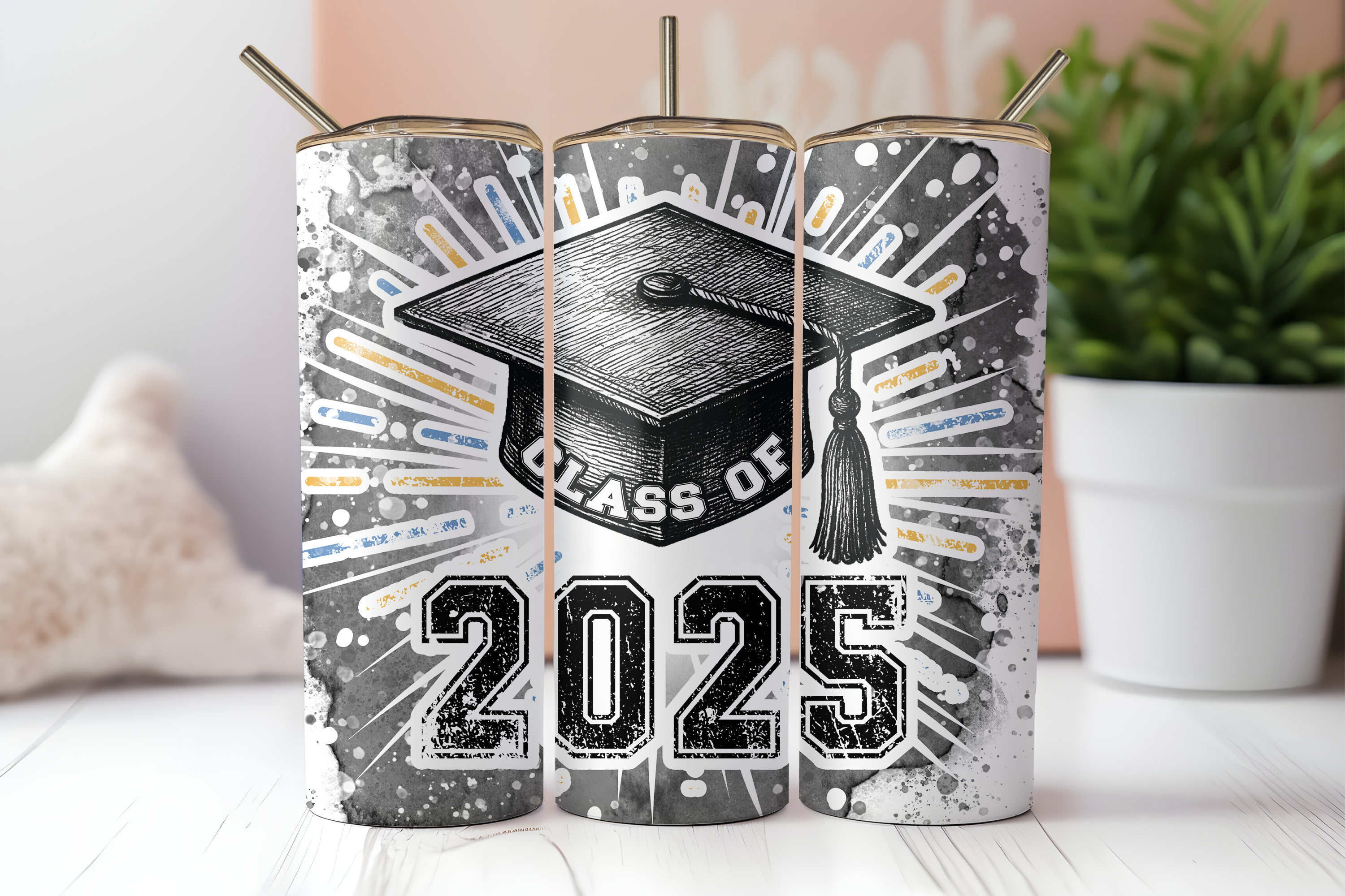 Digital Sublimation Designs - Graduation Tumbler Wraps