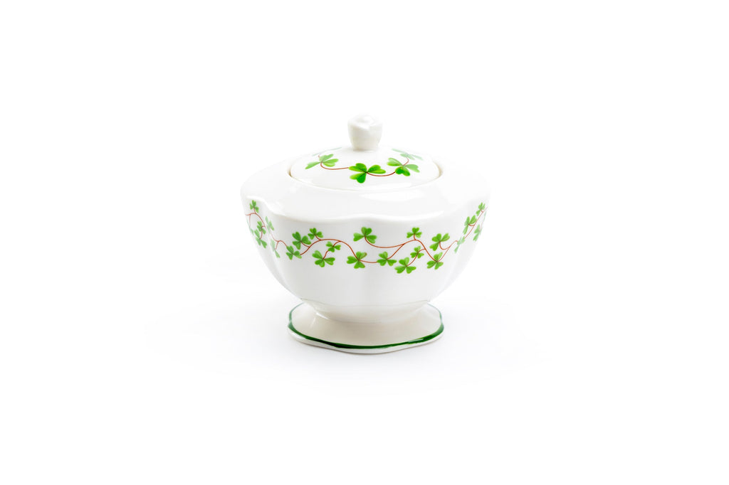 Shamrock Fine Porcelain Sugar & Creamer Set