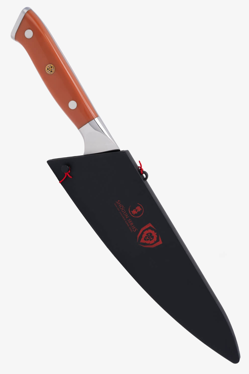 Chef Knife 8" | Flame Orange ABS Handle | Shogun Series | X | Dalstrong ©