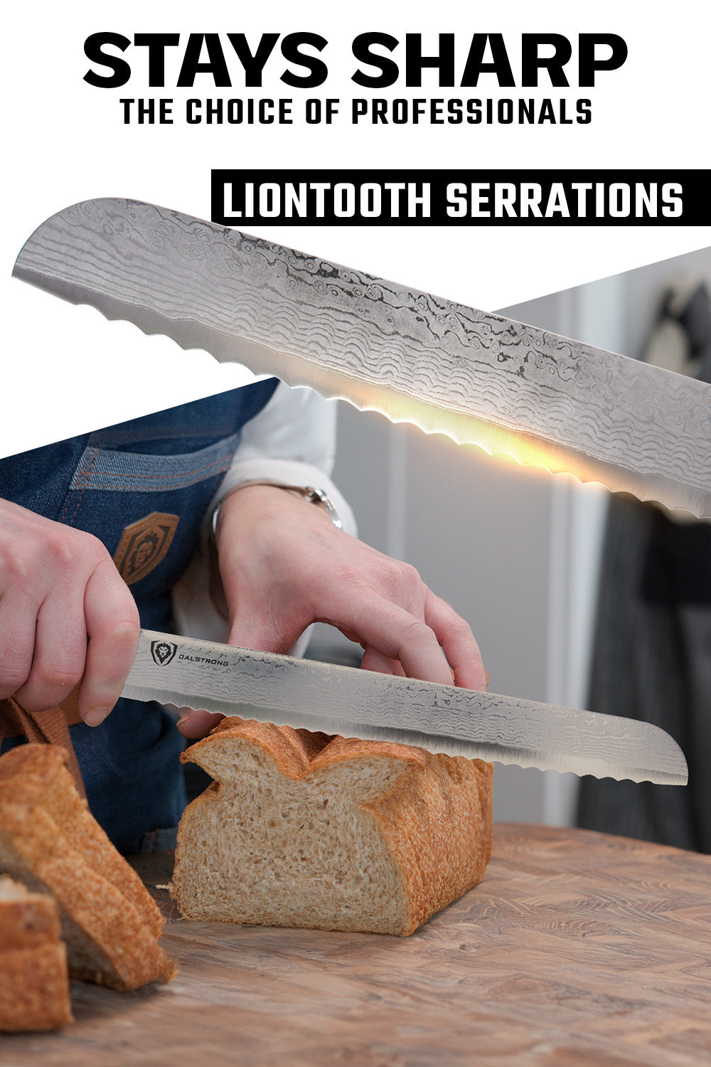 Bread Knife 10.25" | Shogun Series | ELITE | Dalstrong ©