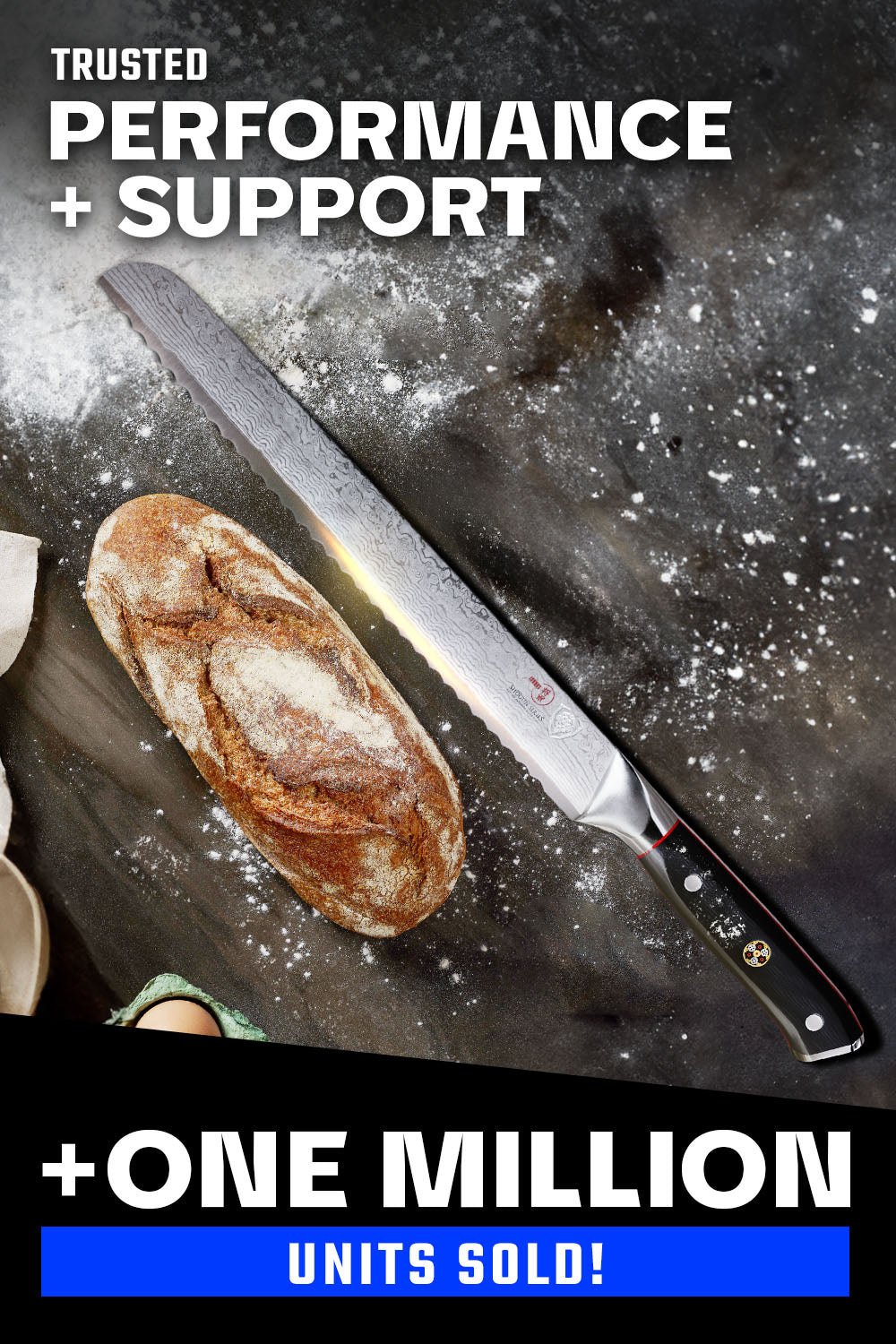 Bread Knife 10.25" | Shogun Series | ELITE | Dalstrong ©