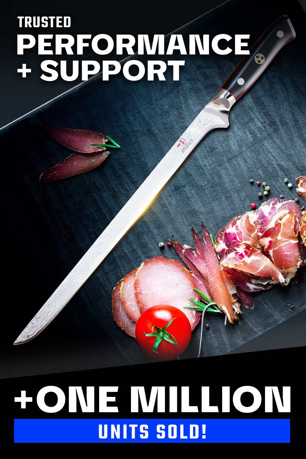 Spanish Style Meat & Ham Slicer 12" | Shogun Series | ELITE | Dalstrong ©