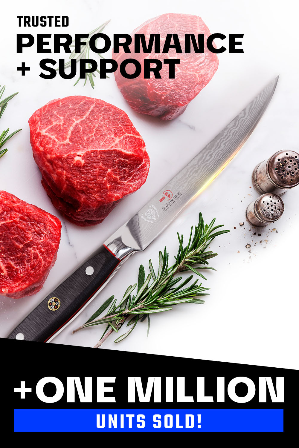 4 Piece Steak Knife Set | Shogun Series | ELITE | Dalstrong ©