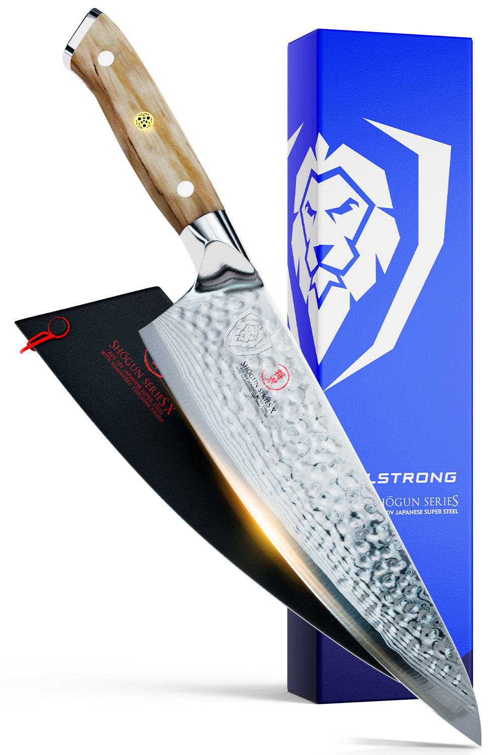 Chef's Knife 8" | Olive Wood Handle | Shogun Series | X | Dalstrong ©