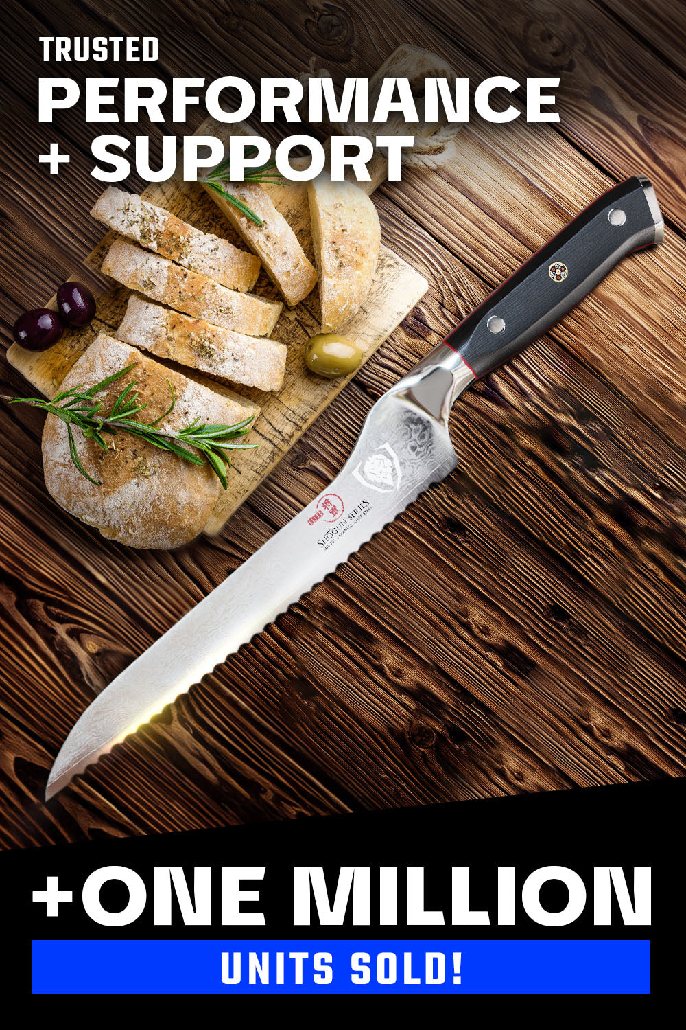 Serrated Offset Knife 8" | Shogun Series | ELITE | Dalstrong ©