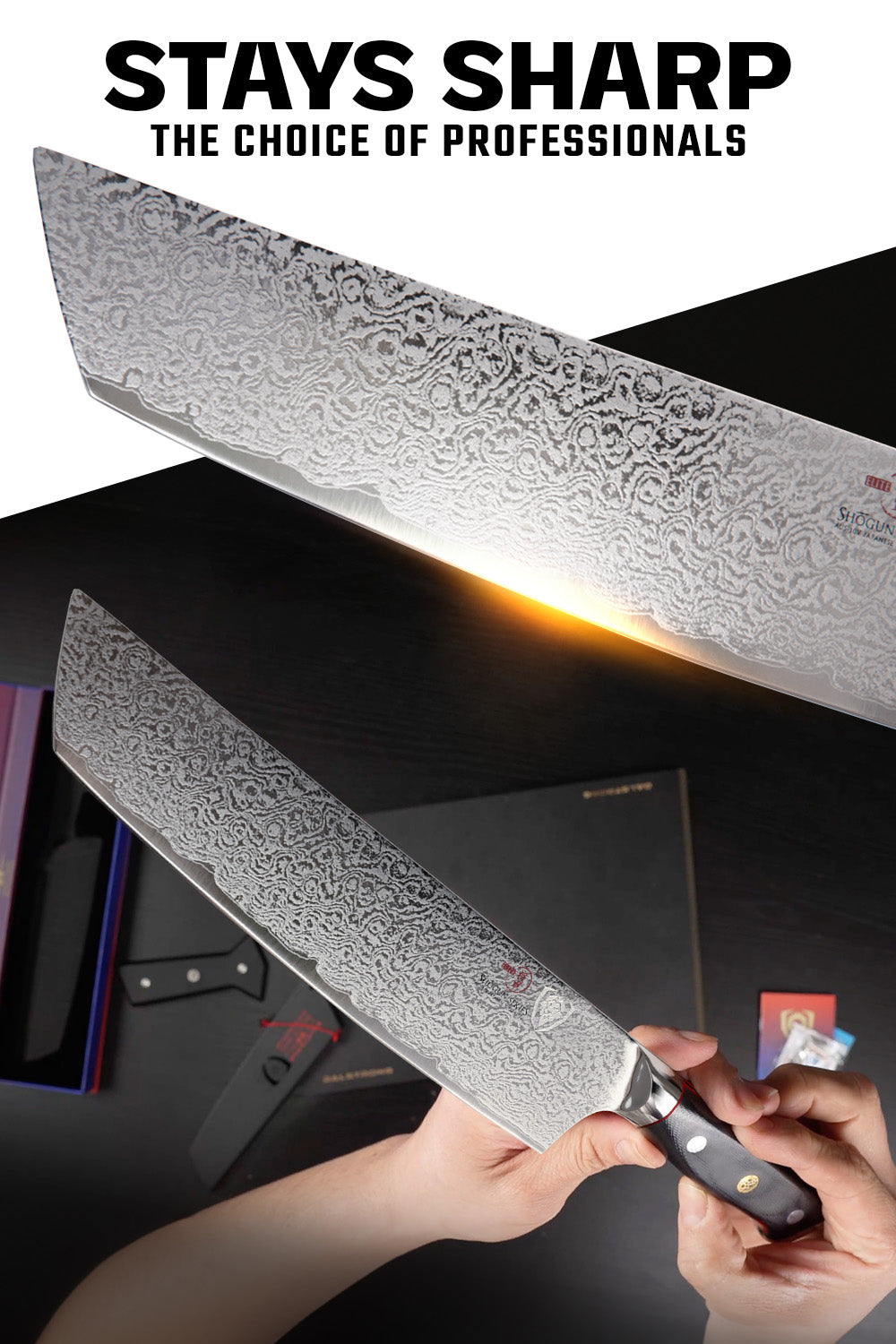 Tanto Chef's Knife 8" | Shogun Series | ELITE | Dalstrong ©