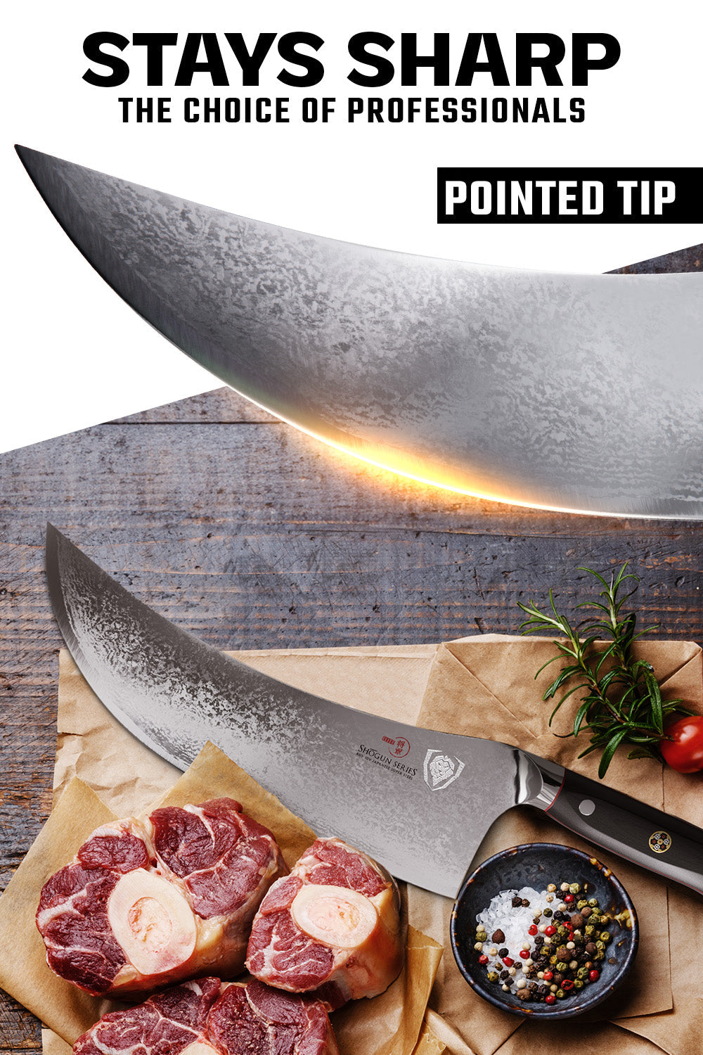 Meat Cleaver 9" | The Ravager | Shogun Series | ELITE | Dalstrong ©