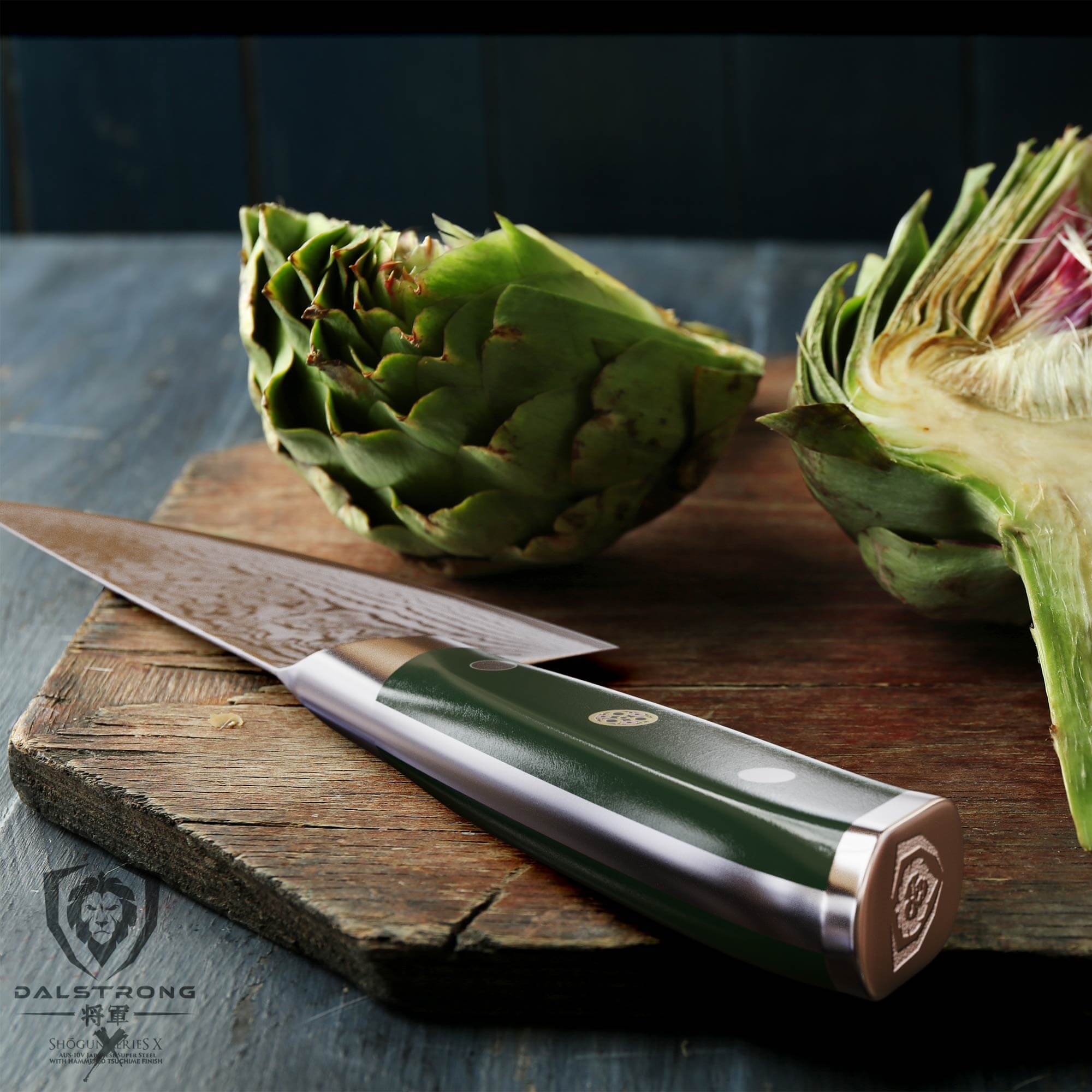 Chef's Knife 8" | Army Green Handle | Shogun Series | X | Dalstrong ©