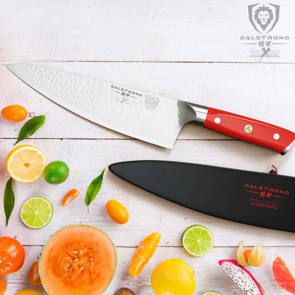 Chef's Knife 8" | Crimson Red Handle | Shogun Series | X | Dalstrong ©