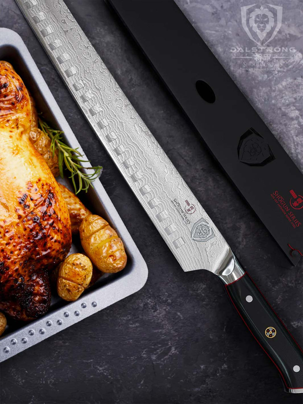 Extra-Long Slicing & Carving Knife 14" | Shogun Series | ELITE | Dalstrong ©