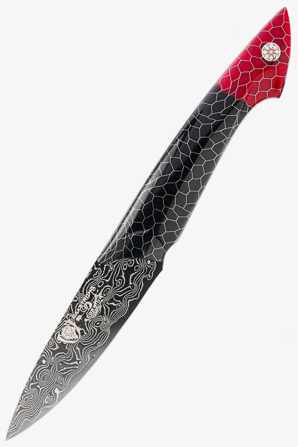 Scorpion Hellfire Bundle | 8" Chef's Knife + 4" Paring Knife + 11" Slicer Knife