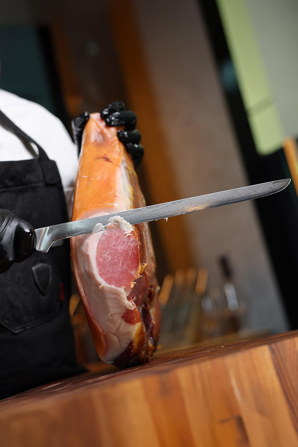 Spanish Style Meat & Ham Slicer 12" | Shogun Series | ELITE | Dalstrong ©
